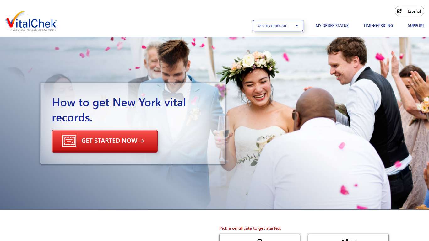 New York (NY) Marriage Certificates | Marriage Records - VitalChek